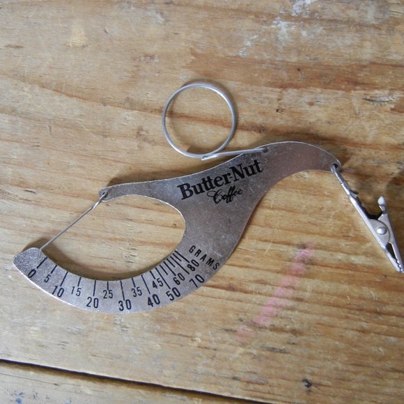 VTG 1981 Butter-Nut Coffee Maryland Club Vintage Hand Held Postage Scale - Picture 2 of 14